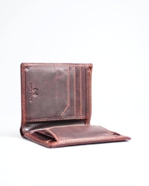 Hyde Men’s Original Leather Wallet (Vintage Brown)