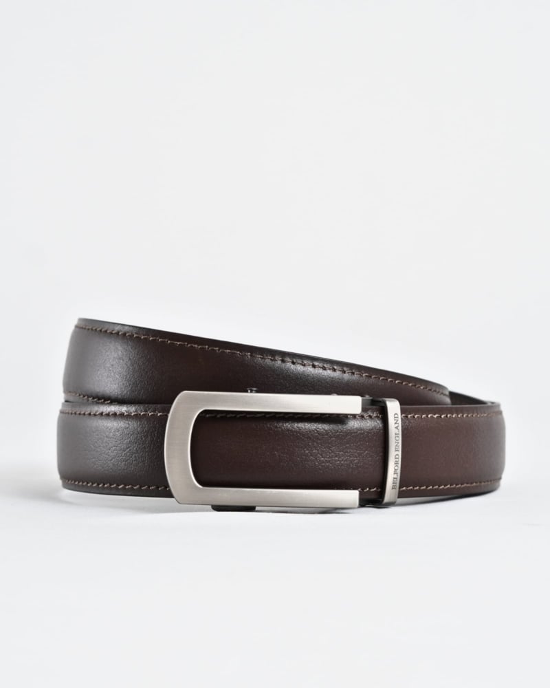 Oxford Men's Original Leather Belt (Brown)