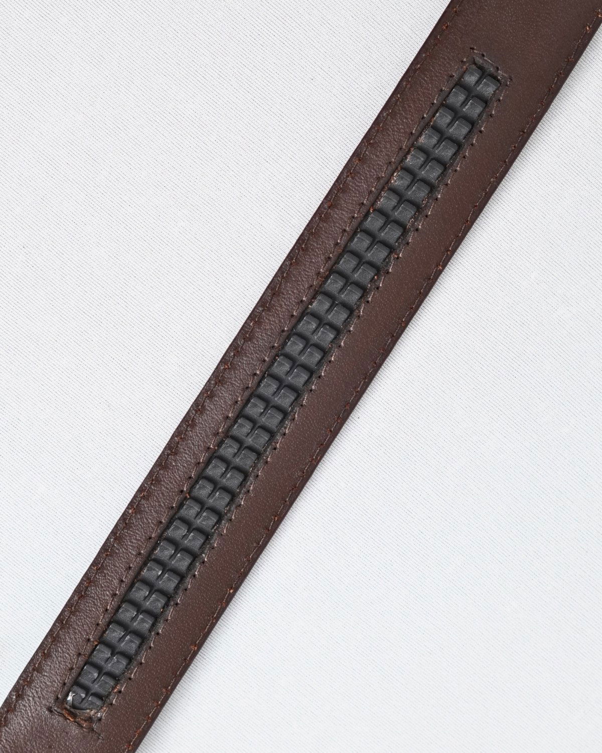 Oxford Men's Original Leather Belt (Croco Brown)