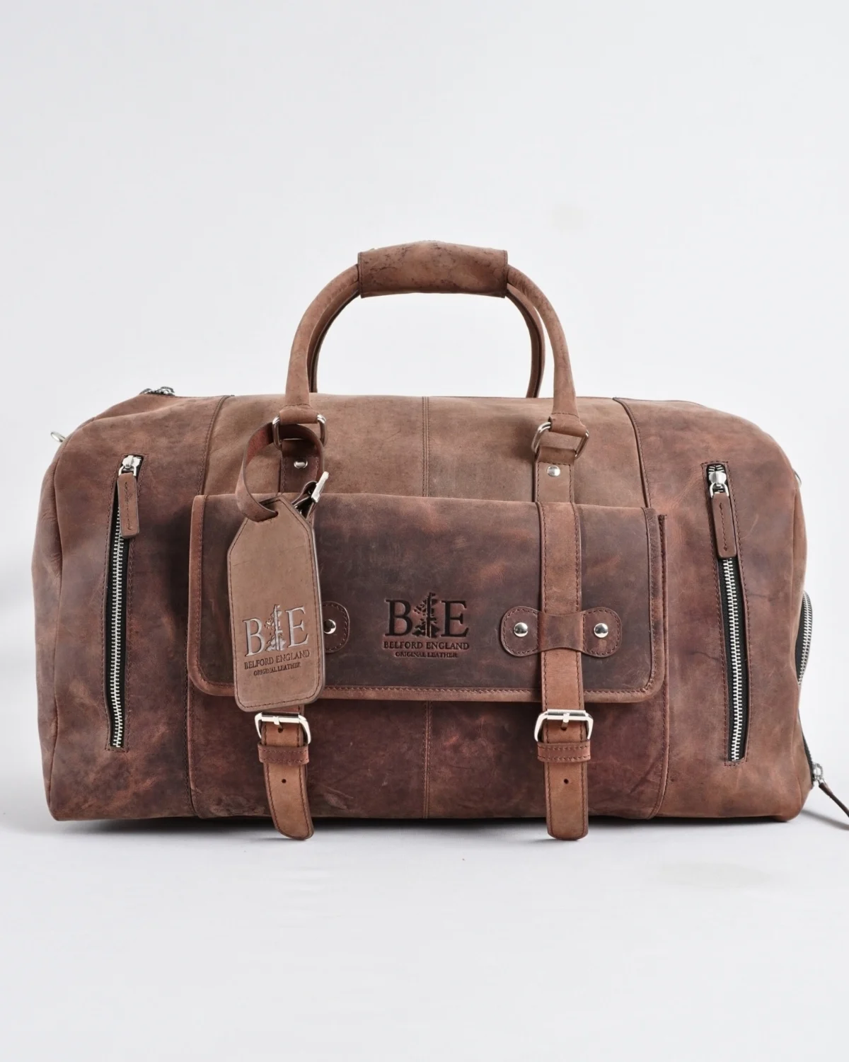 The Heritage - Original Leather Travel Bag (Rugged Brown) The Heritage - Original Leather Travel Bag (Rugged Brown)