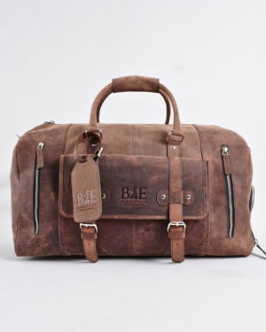 The Heritage - Original Leather Travel Bag (Rugged Brown)