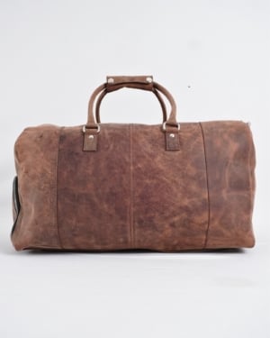 The Heritage - Original Leather Travel Bag (Rugged Brown)