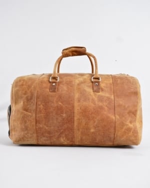 The Heritage - Original Leather Travel Bag (Rugged Tan)