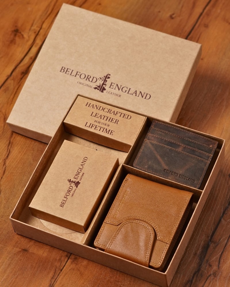 Gift For Men: Men's Personalized   Leather Wallet & Card Holder | Luxury Gift for Him (Birthday, Anniversary & Marriage)