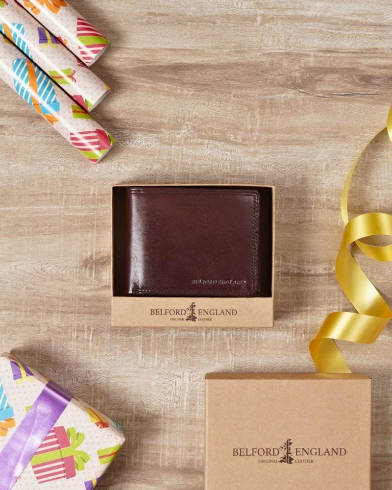 Gift For Men: Men's Personalized Leather Wallet | Luxury Gift for Him (Birthday, Anniversary & Marriage)