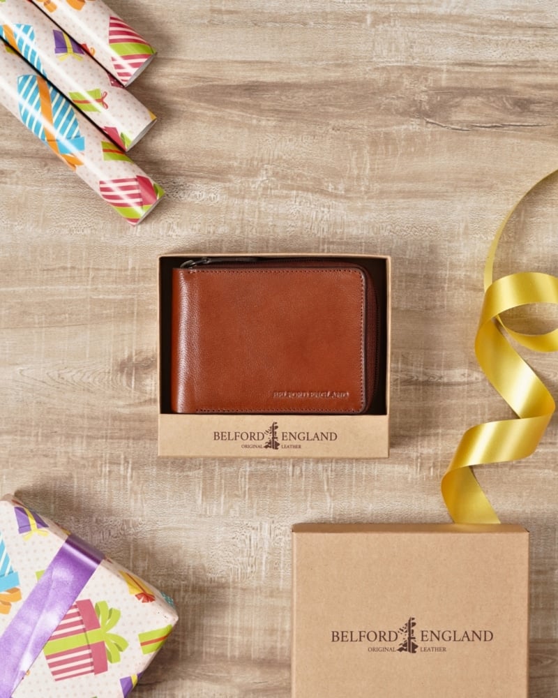 Gift For Men: Men's Personalized Leather Wallet | Luxury Gift for Him (Birthday, Anniversary & Marriage)