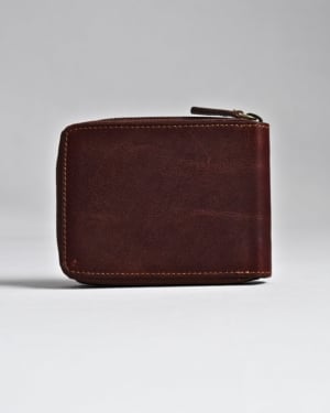 Tokyo-Mens-Original-Leather-Zipper-Wallet-Vintage-Brown-2