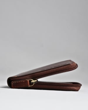 Tokyo-Mens-Original-Leather-Zipper-Wallet-Vintage-Brown-4
