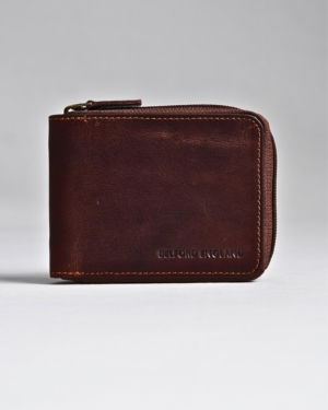 Tokyo-Mens-Original-Leather-Zipper-Wallet-Vintage-Brown-9
