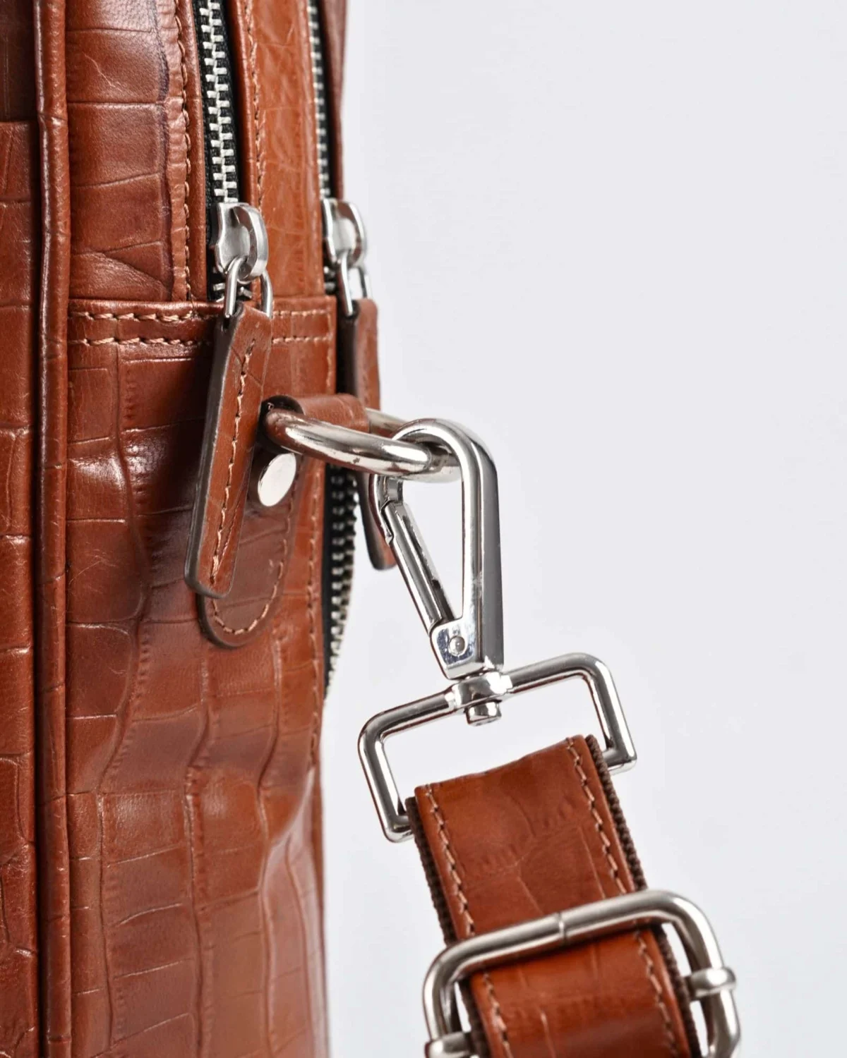 Executive Men's Original Leather Briefcase (Croco Luxury Brown) Executive Men's Original Leather Briefcase (Croco Luxury Brown)