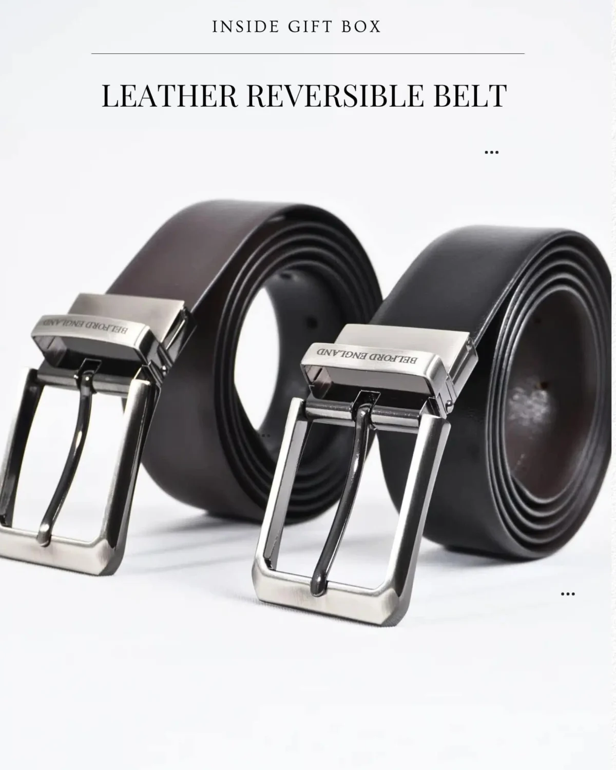 Gift For Men: Personalized Luxury Leather Wallet , Belt & Card Holder Set Gift For Men: Personalized Luxury Leather Wallet , Belt & Card Holder Set