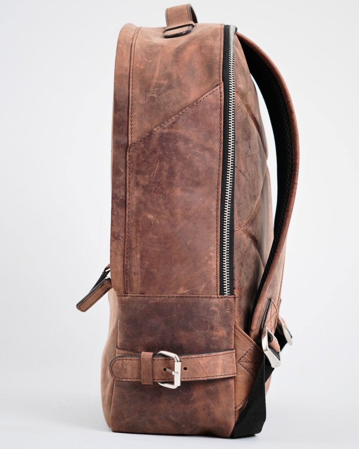 The Everyday Transit - Men's Original Leather BackPack (Rugged Brown)