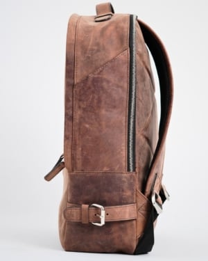 The Everyday Transit - Men's Original Leather BackPack (Rugged Brown)