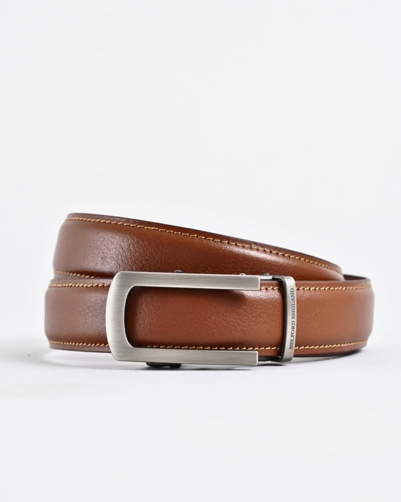 Oxford Men's Original Leather Belt (Tan)