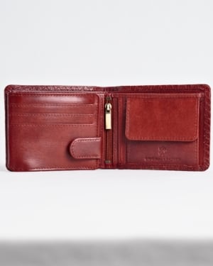 Cambridge Men’s Original Leather Wallet (Elite Criss-Cross)