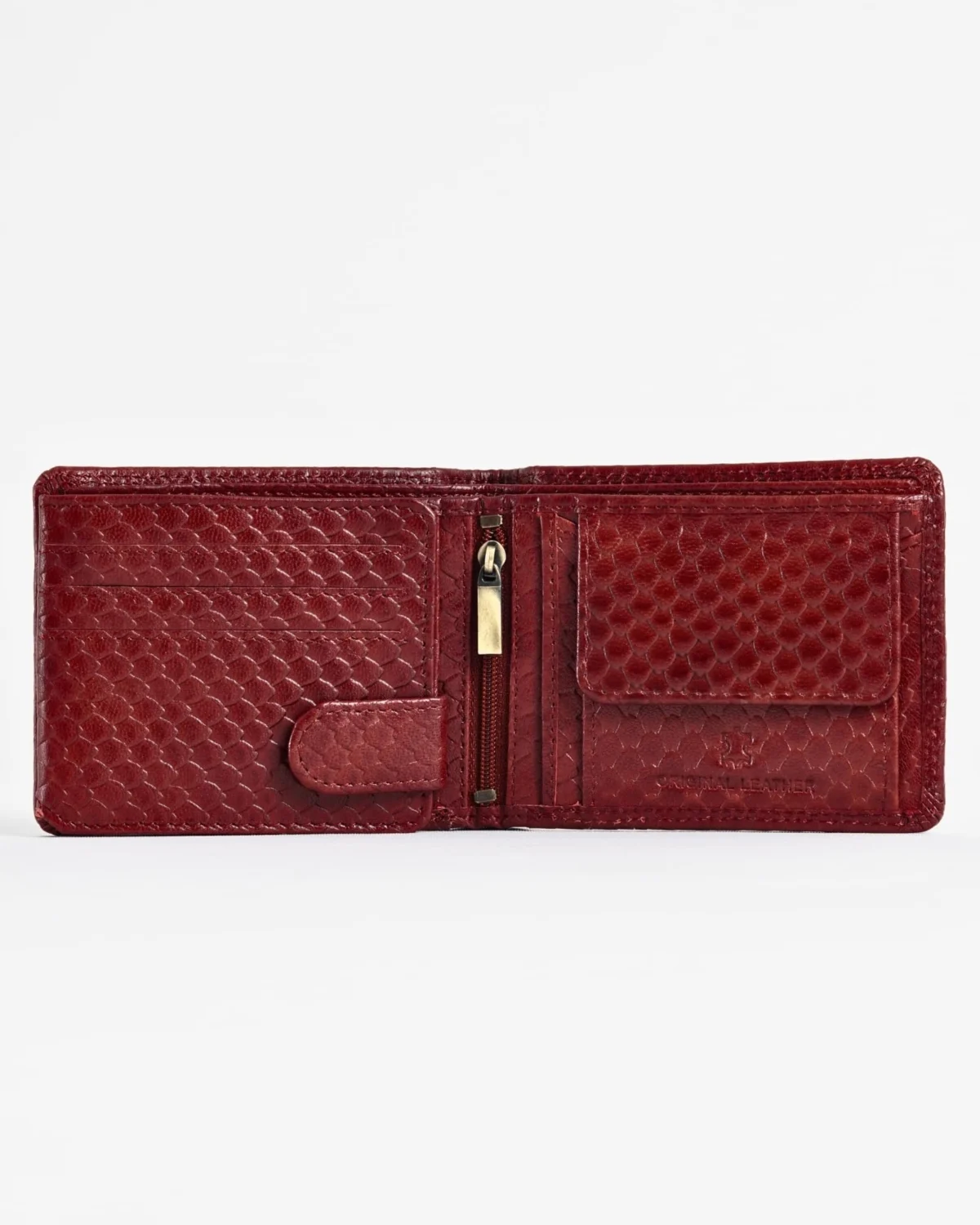 Cambridge Men’s Original Leather Wallet (Royal Cherry Salmon) Cambridge Men’s Original Leather Wallet (Royal Cherry Salmon)