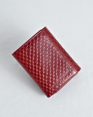 Detroit - Men’s Original Leather [Smart Card Pop UP] Wallet (Royal Cherry Salmon)