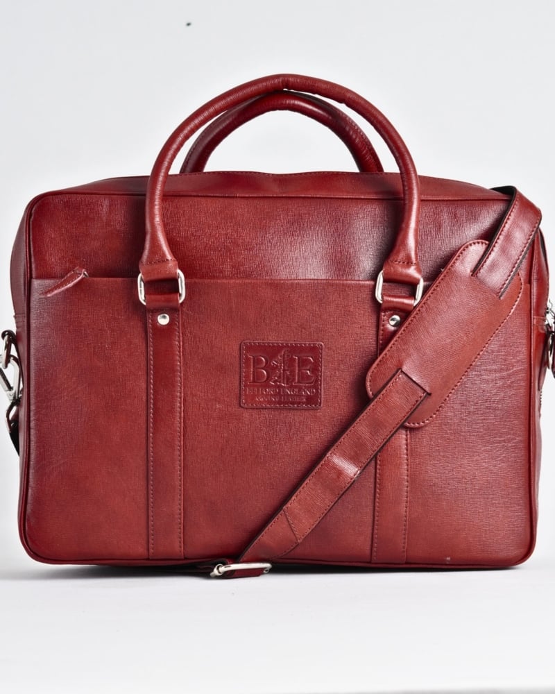 Executive Men's Original Leather Briefcase (Saffiano)