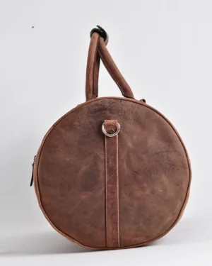 Weekender Duffle - Original Leather Travel Bag (Rugged Brown)