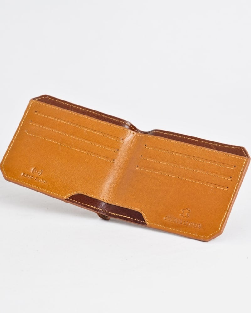 Miami - Men’s Original Leather Minimalist Wallet (Rich Tan)