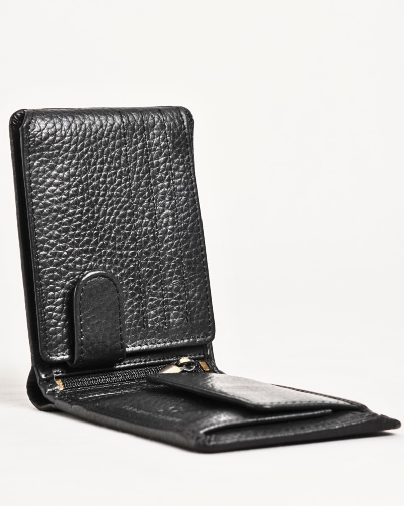 Cambridge - Men’s Original Leather Wallet (Posh Black)