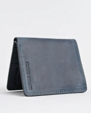 Aubrey - Men’s Original Leather Wallet (Rugged Blue)