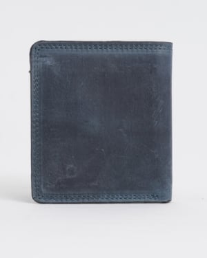 Aubrey - Men’s Original Leather Wallet (Rugged Blue)