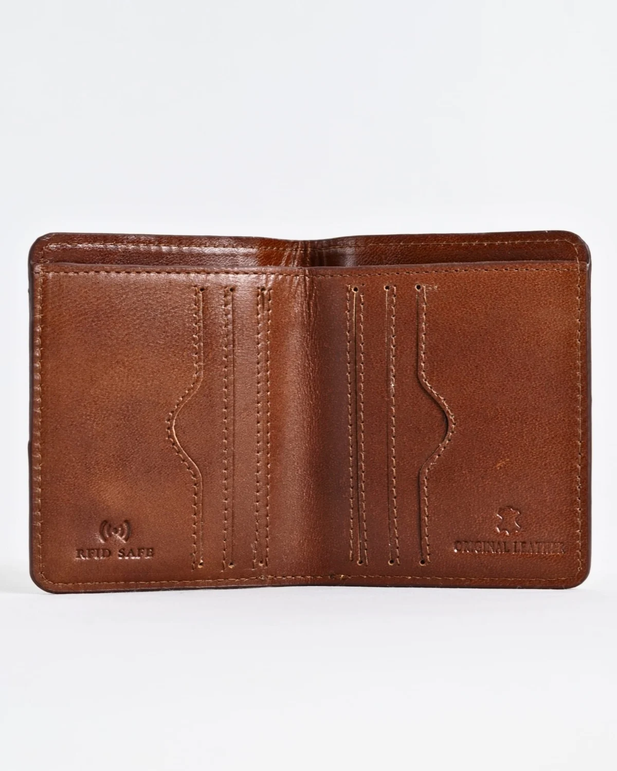 Boston - Men’s Original Leather Minimalist Wallet (Rich Brown) Boston - Men’s Original Leather Minimalist Wallet (Rich Brown)