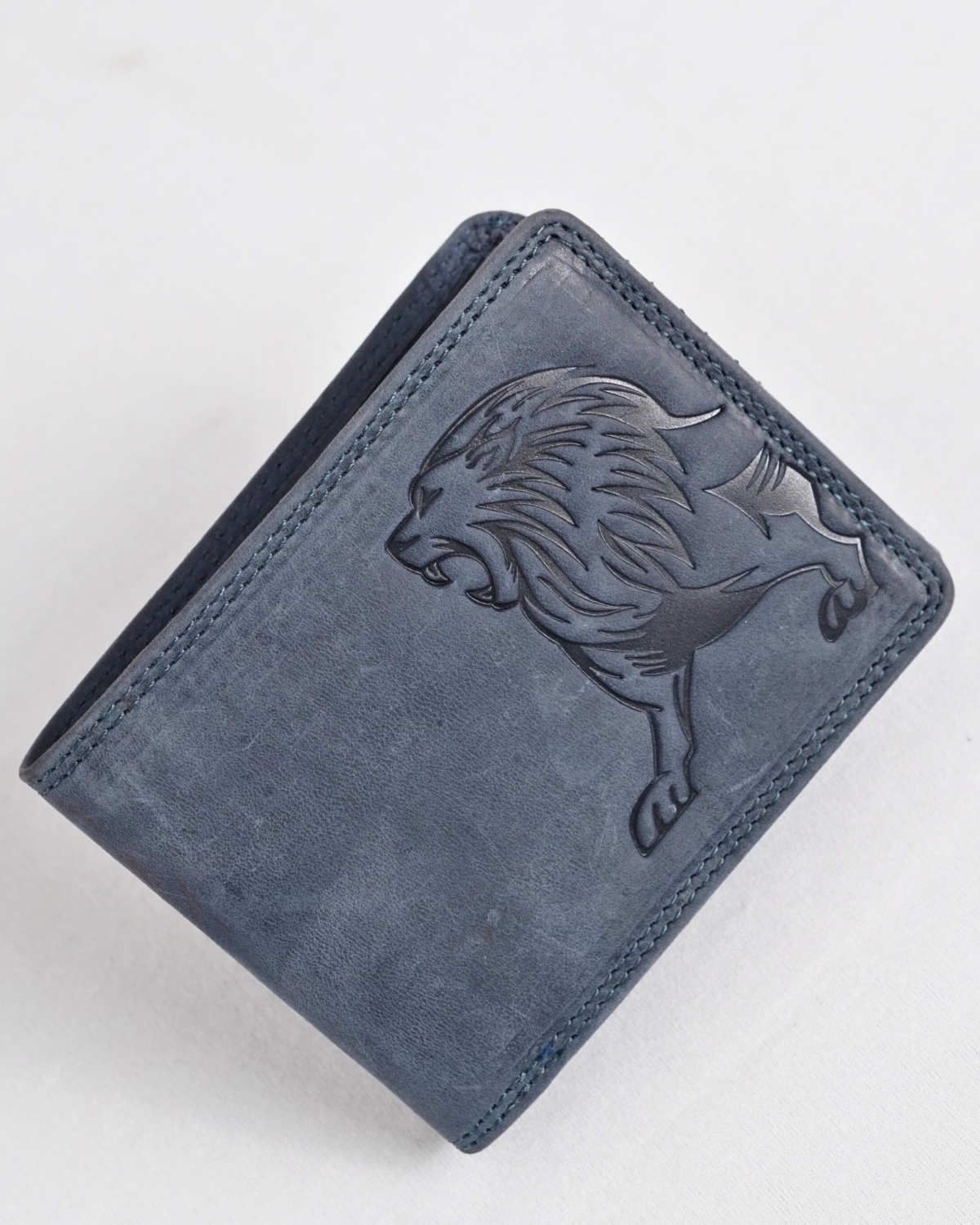 Cambridge (Limited Edition) Men’s Original Leather Wallet - Rugged Blue Cambridge (Limited Edition) Men’s Original Leather Wallet - Rugged Blue