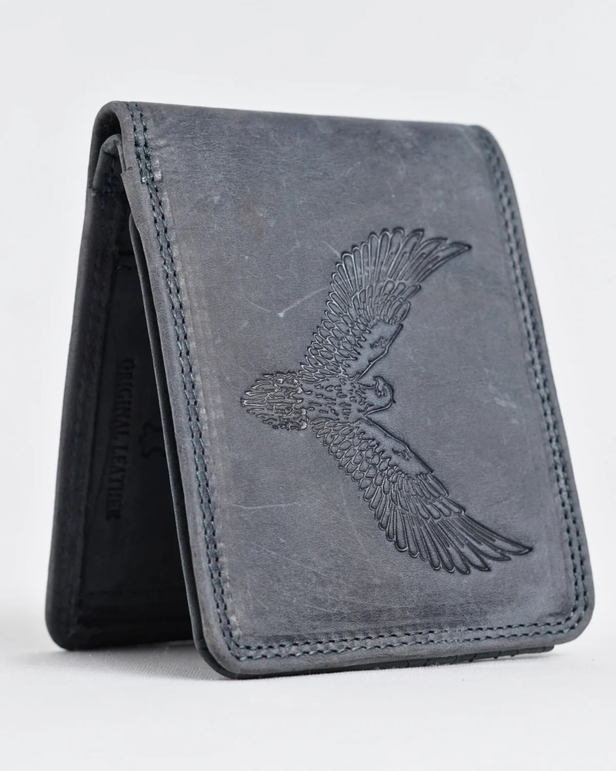 Cambridge (Limited Edition) Men’s Original Leather Wallet - Rugged Blue Cambridge (Limited Edition) Men’s Original Leather Wallet - Rugged Blue