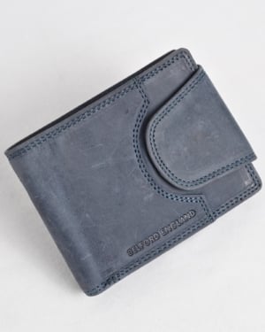 Derby - Men’s Original Leather Wallet (Rugged Blue)