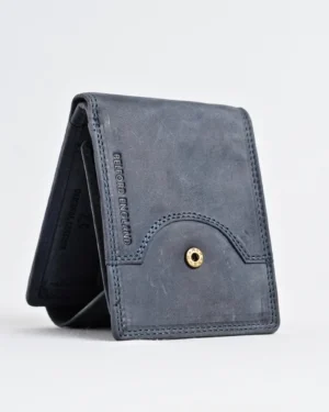 Derby - Men’s Original Leather Wallet (Rugged Blue)
