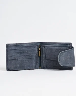 Derby - Men’s Original Leather Wallet (Rugged Blue)