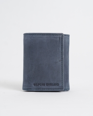 Dublin - Men’s Original Leather Trifold Wallet (Rugged Blue)