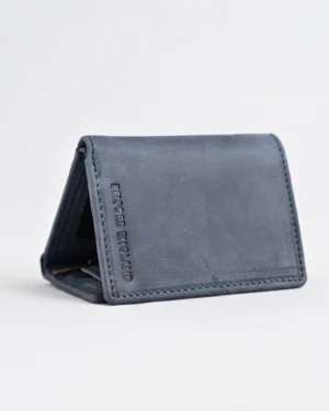 Dublin - Men’s Original Leather Trifold Wallet (Rugged Blue)
