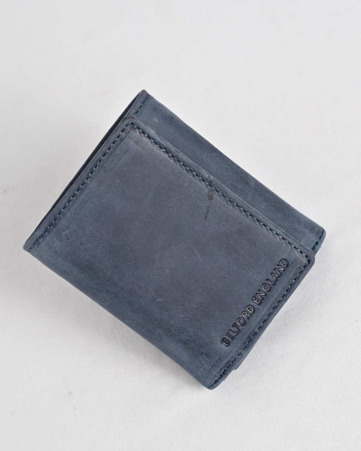 Dublin - Men’s Original Leather Trifold Wallet (Rugged Blue) Dublin - Men’s Original Leather Trifold Wallet (Rugged Blue)