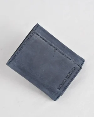 Dublin - Men’s Original Leather Trifold Wallet (Rugged Blue)