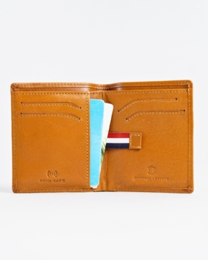 Florida - Men’s Original Leather Minimalist Wallet (Luxury Tan)