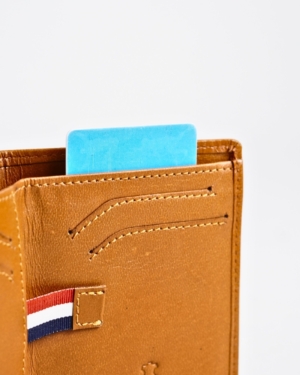 Florida - Men’s Original Leather Minimalist Wallet (Luxury Tan)