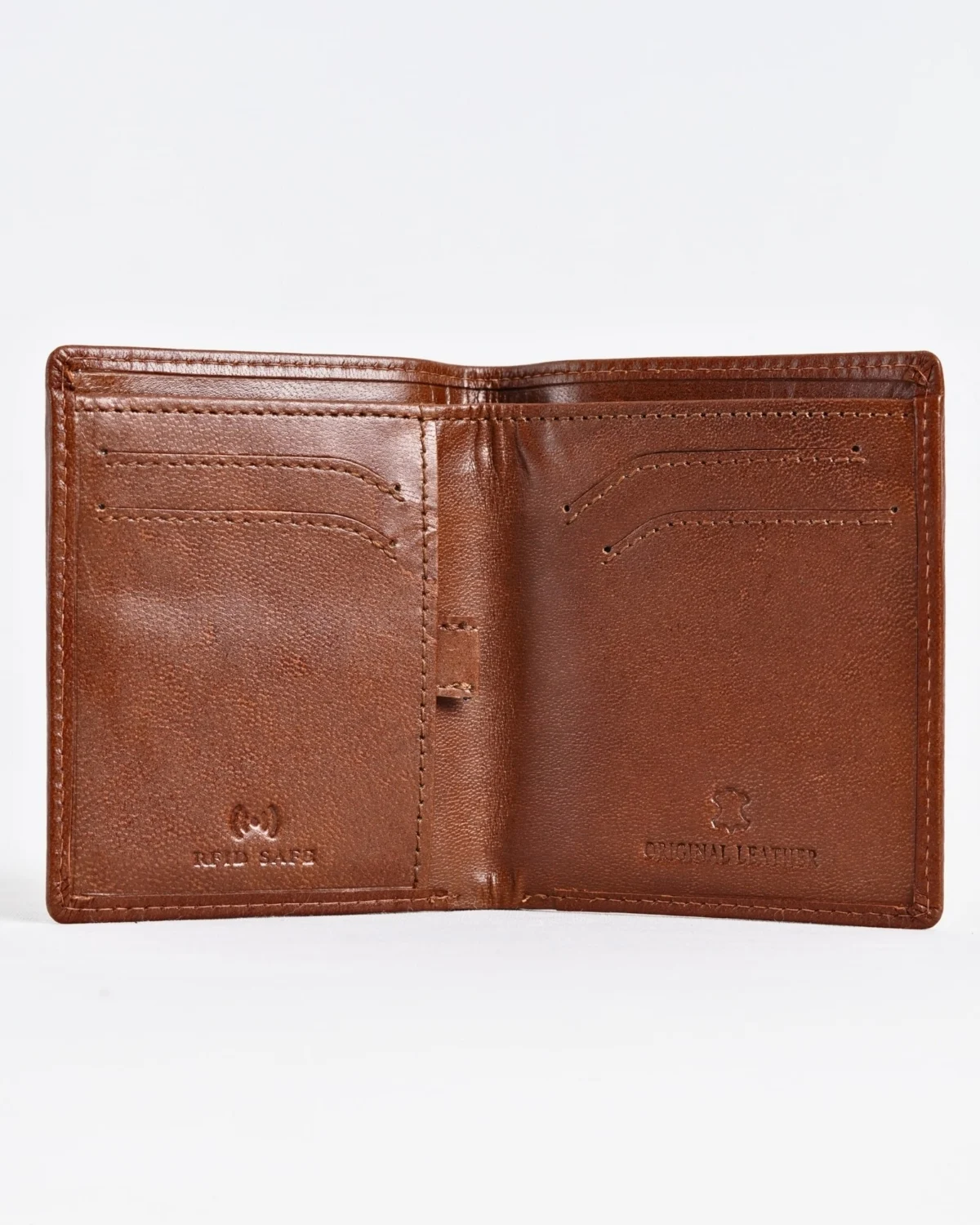 Florida - Men’s Original Leather Minimalist Wallet (Rich Brown)