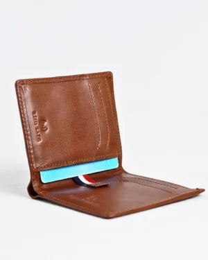 Florida - Men’s Original Leather Minimalist Wallet (Rich Brown)