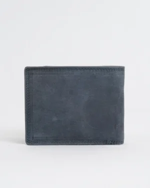 Harvard Men’s Original Leather Wallet (Rugged Blue)