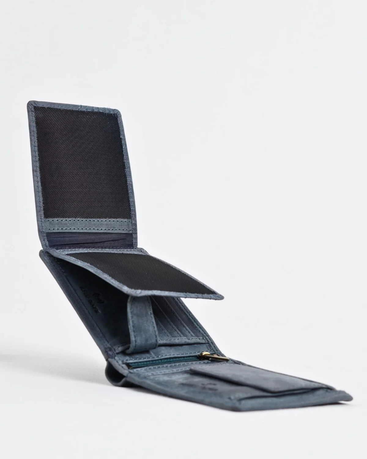 Harvard Men’s Original Leather Wallet (Rugged Blue) Harvard Men’s Original Leather Wallet (Rugged Blue)