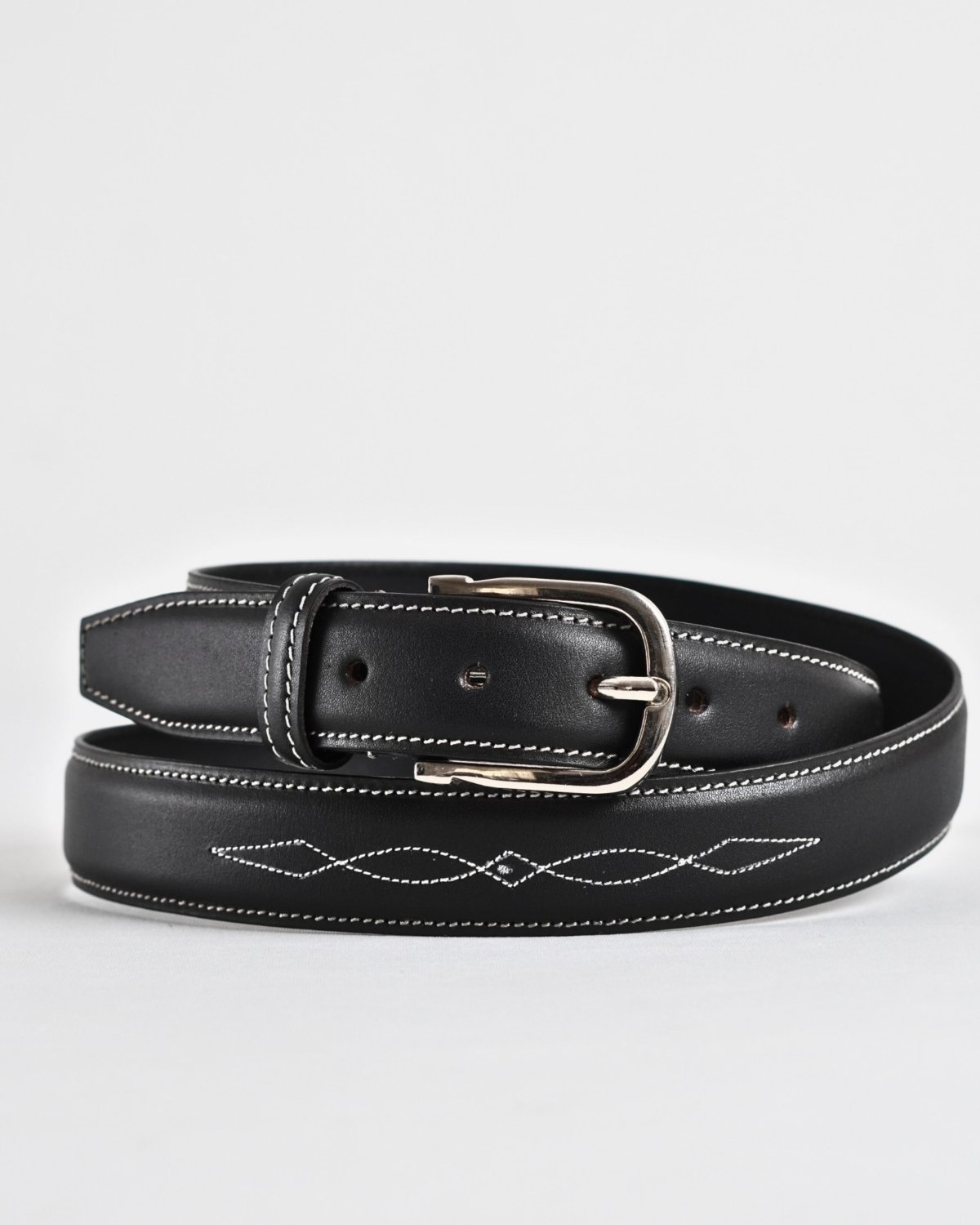 Nottingham Men's Original Leather Belt (Luxury Black)