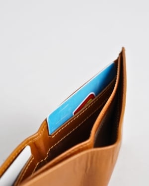 Texas - Men’s Original Leather Minimalist Wallet (Luxury Tan)