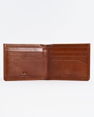 Texas - Men’s Original Leather Minimalist Wallet (Rich Brown)