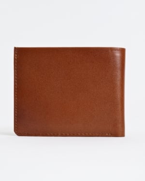 Texas - Men’s Original Leather Minimalist Wallet (Rich Brown)