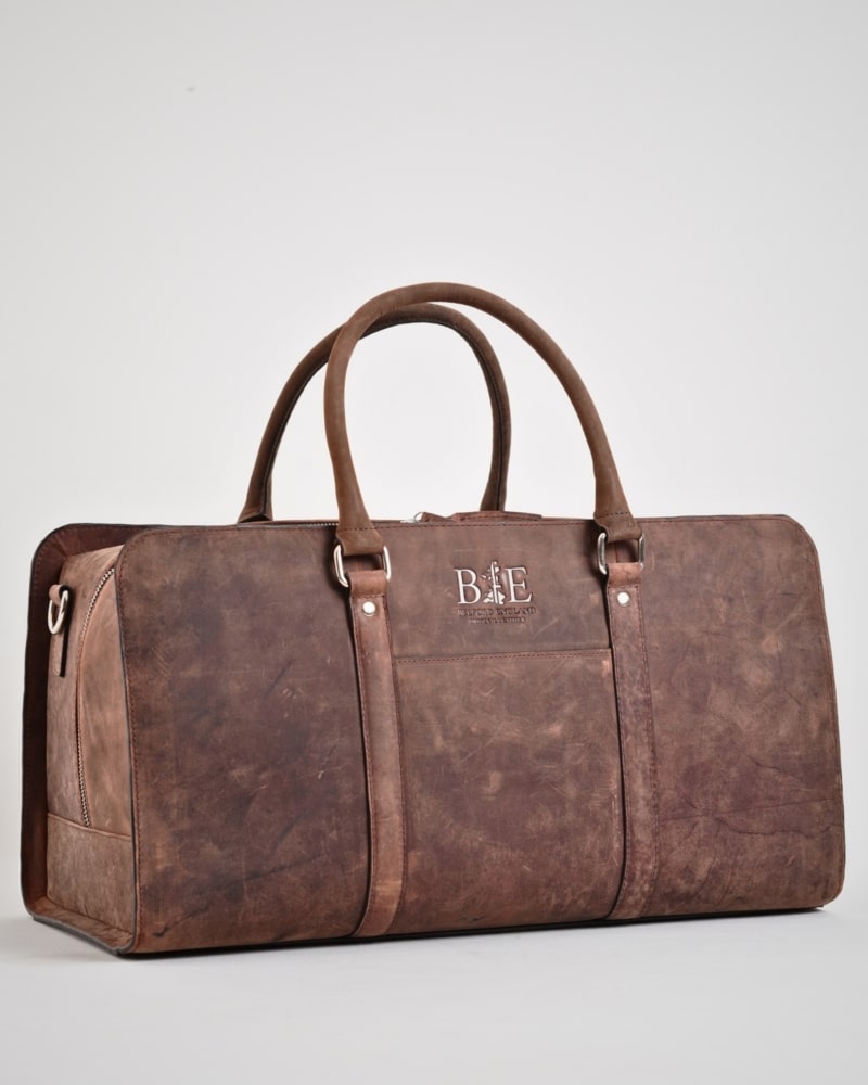 Elite Traveller - Original Leather Travel Bag (Rugged Brown)